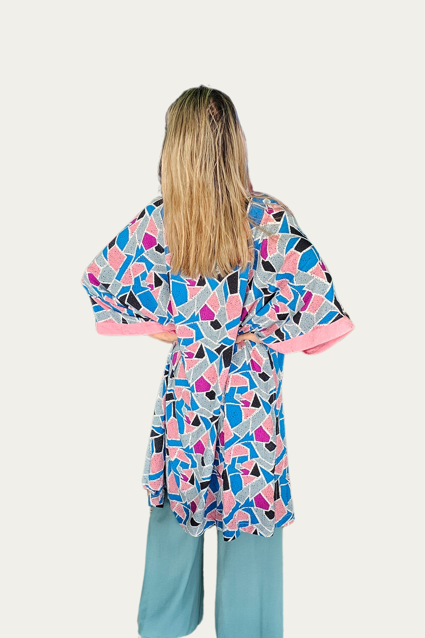 Blue and Blush Kimono